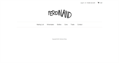 Desktop Screenshot of ferdinandwines.com