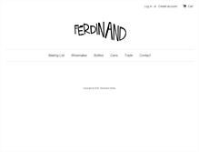 Tablet Screenshot of ferdinandwines.com